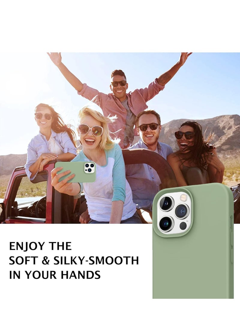 BORTONY iPhone 12 Pro Max Case Liquid Silicone Anti Scratch Anti Fingerprint Soft Silky Touch Shockproof Protective Cover 6.7 Inch - Image 3