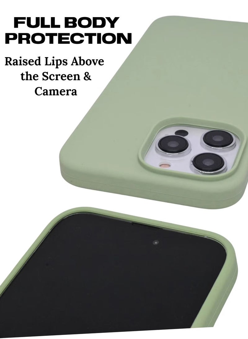 BORTONY iPhone 12 Pro Max Case Liquid Silicone Anti Scratch Anti Fingerprint Soft Silky Touch Shockproof Protective Cover 6.7 Inch - Image 4