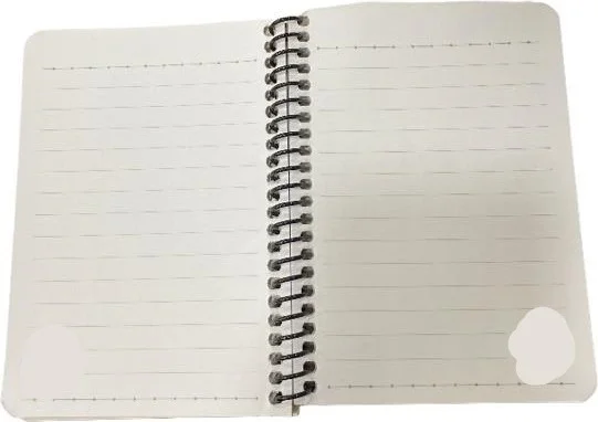 Tüftürük A6 72 Sheets Cardboard Cover Spiral Notepad