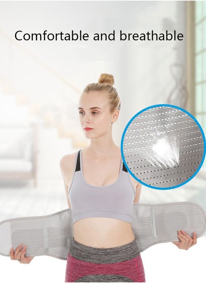 DUNISO - Back Support Brace Belt Self-Heating Lumbar Support for Pain Relief Lumbar Warmer Back Brace with Heating Pad Waist Heating Belt for Men Women and Men XL - Image 1