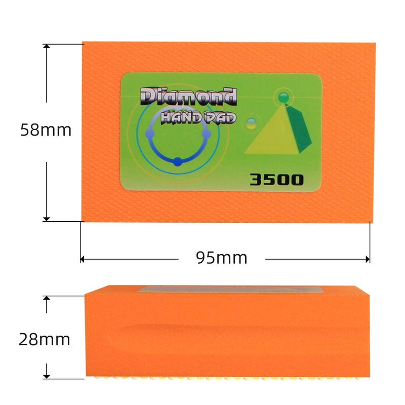 BSRTTOOL Diamond Hand Polishing Pads 3500 Grit Polishing Tile Stone Marble Concrete Ceramics Granite Glass 1PCS 3500 - Image 4
