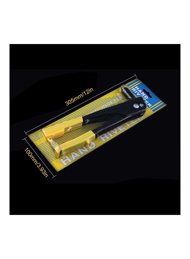 مسدس برشام بمقبض مزدوج أصفر/أسود 24x8.3سم - Image 2