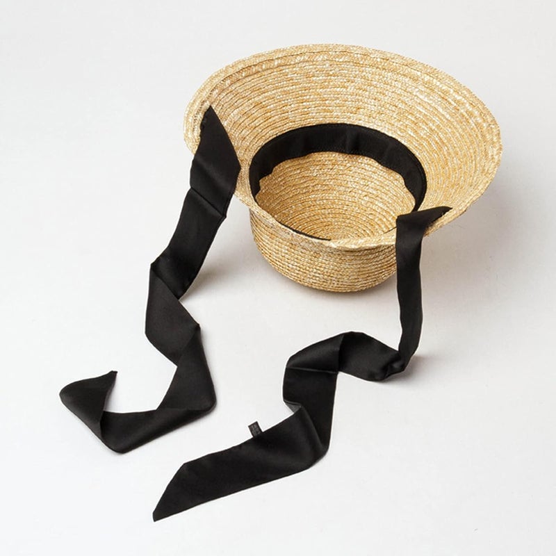 klarako Girls Straw Hat Beachwear Sunhat Bucket Hat Summer Travel Beach Tea Party Fisherman Cap for Kid Boys Girls - Image 3