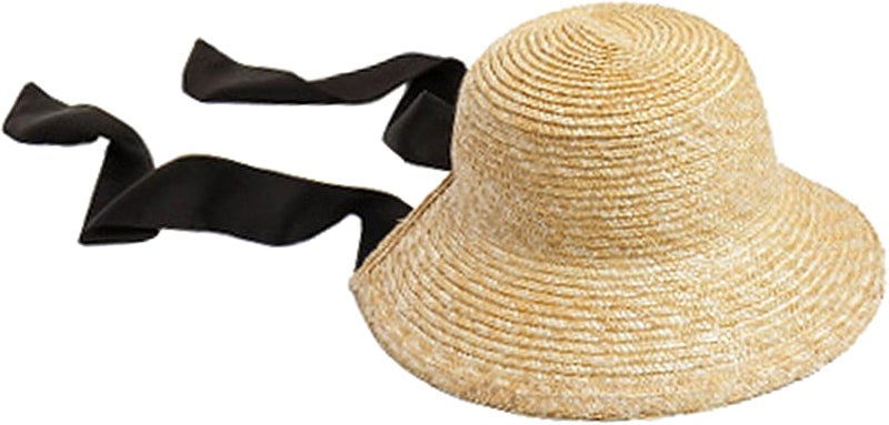 klarako Girls Straw Hat Beachwear Sunhat Bucket Hat Summer Travel Beach Tea Party Fisherman Cap for Kid Boys Girls - Image 1