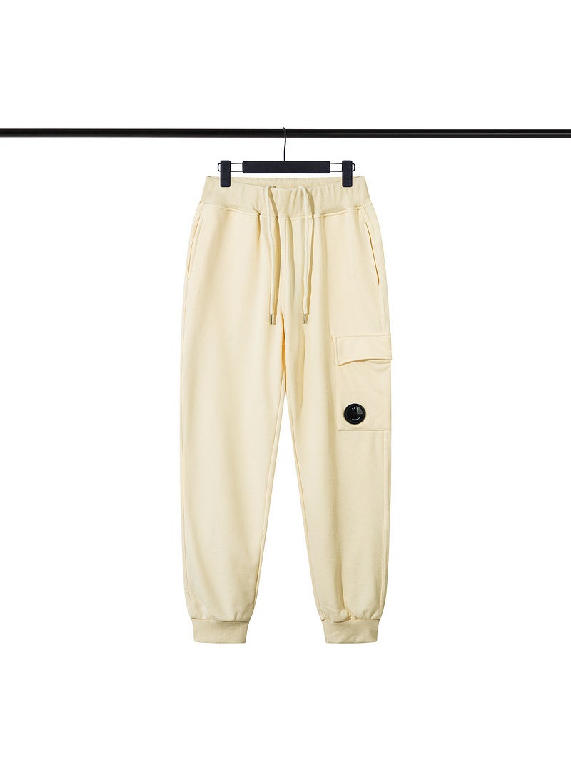 Generic - Trendy Brand CP Functional Lens Loose-Fit Casual Sports Men Womens Thin Solid Color Pants Pants Trendy Iron gray - Image 1