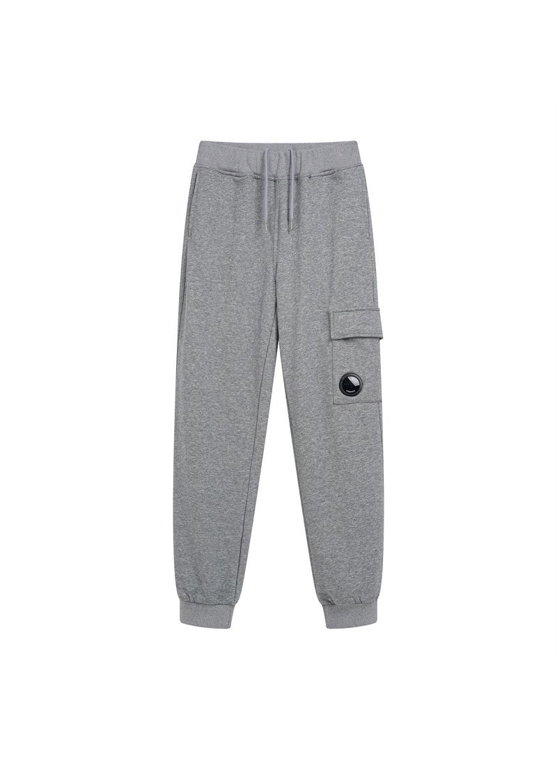 Generic - Trendy Brand CP Functional Lens Loose-Fit Casual Sports Men Womens Thin Solid Color Pants Pants Trendy Iron gray - Image 1
