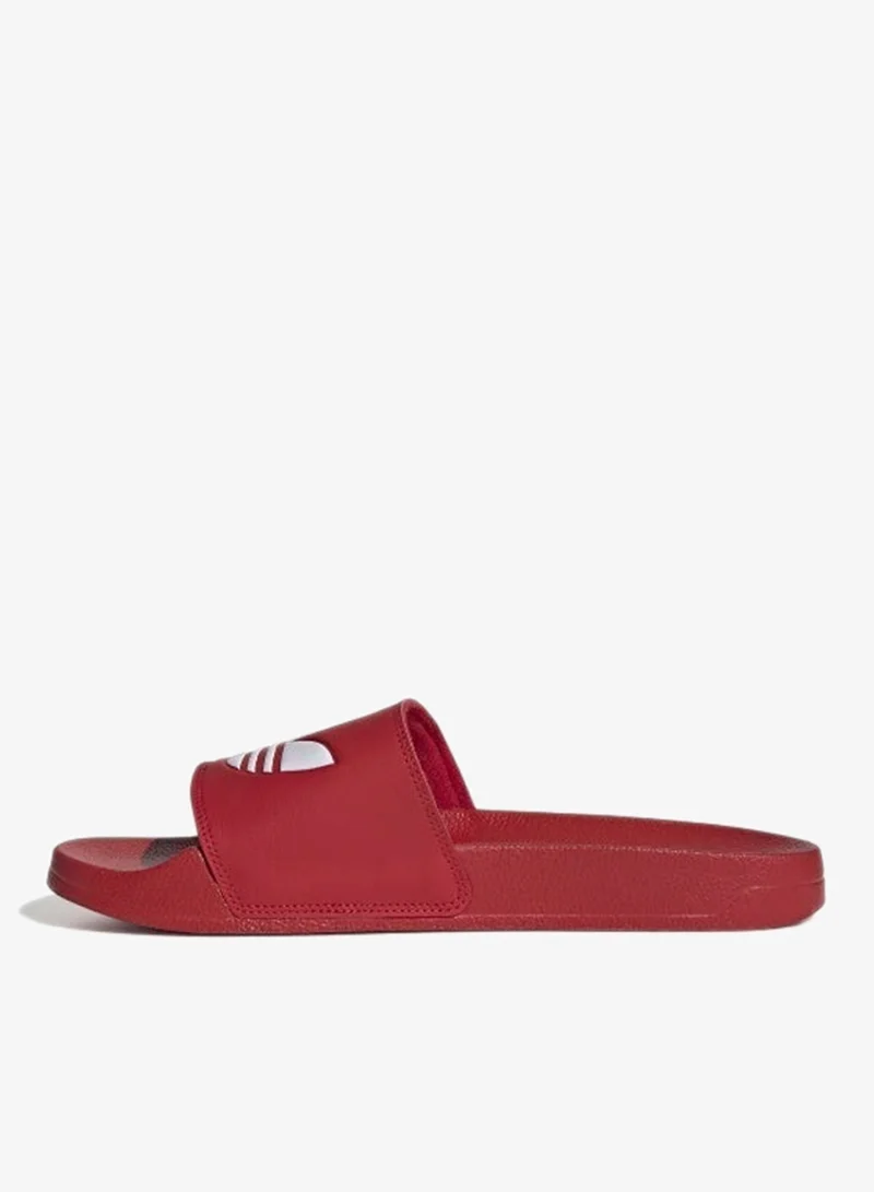 adidas Originals SCARLE/FTWWHT/SCARLE Adilette Lite Red Originals Shoes  | Best Price UAE