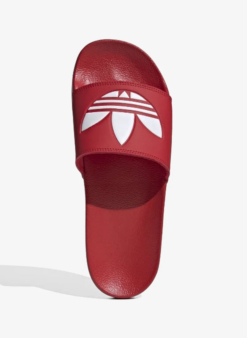 adidas Originals SCARLE/FTWWHT/SCARLE Adilette Lite Red Originals Shoes  | Best Price UAE