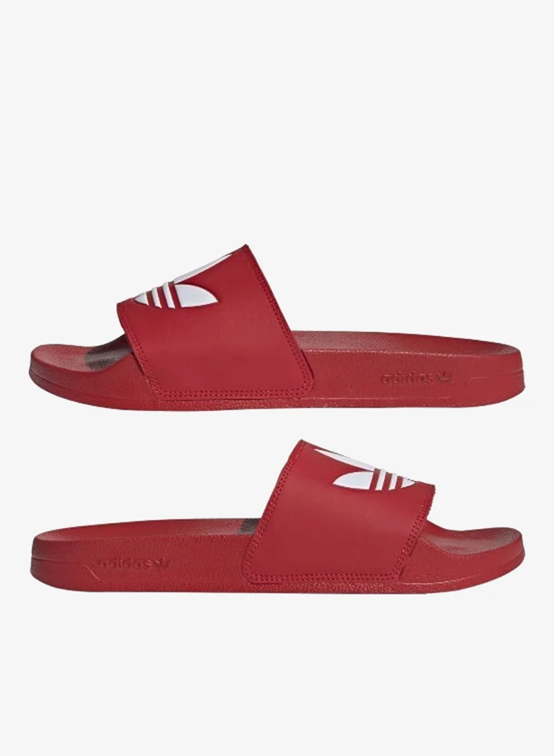 adidas Originals SCARLE/FTWWHT/SCARLE Adilette Lite Red Originals Shoes  | Best Price UAE