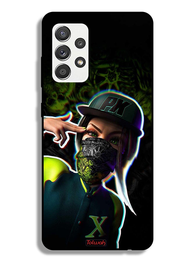 Tolwak Samsung Galaxy A32 5G Protective Case Cover Girls Aesthetic Art - Image 1