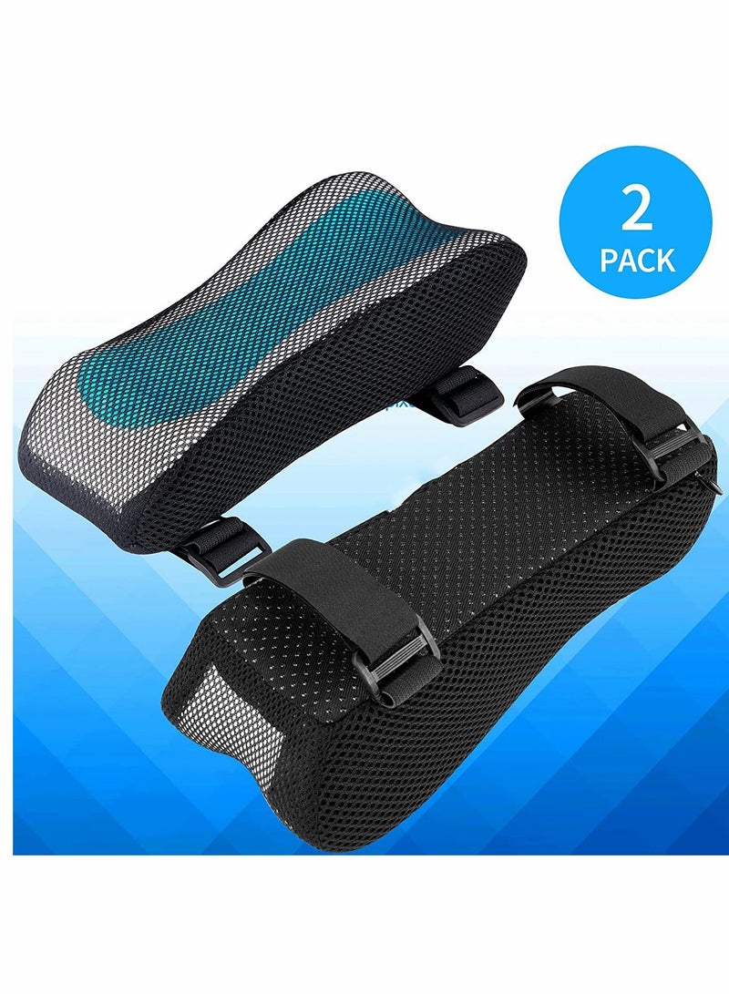 SYOSI Ergonomic Armrest Pads, Office Chair Arm Rest Cover Pillow, Elbow Support Cushion, for Computer, Gaming, Desk Chairs (Set of 2) - Image 5
