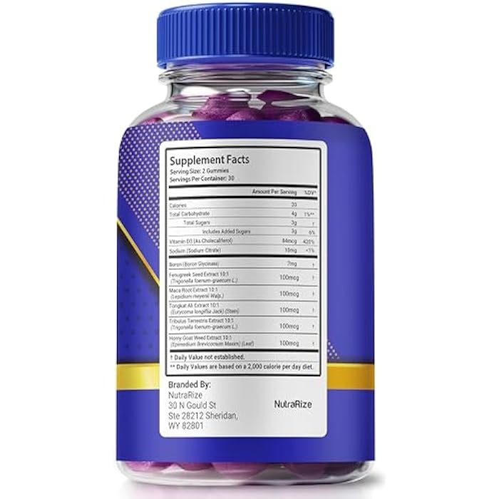 NutraRize ألفا برو فورس جوميتس، جوميتس ألفا برو فورس الرسمية للرجال، تركيبة طبيعية بالكامل لدعم الأداء القوي والقدرة على التحمل، مراجعات ألفا برو فورس ME جوميتس (60 جوميتس) - Image 2