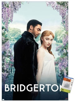 Trends International Netflix Bridgerton Daphne And Simon Wall Poster With Push Pins  - Image 1