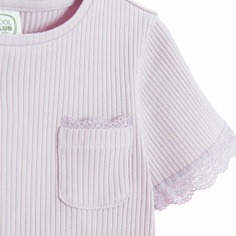 Cool Club PINK COTTON, ELASTANE BLOUSE S/S