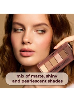 LAMEL Lamel Natural Dream Eyeshadow Palette - Professional Eye Makeup for Everyday & Travel - Matte & Shimmer Eyeshadow - Waterproof & Easy-To-Apply, Long lasting, Highly Pigmented - Nude №403  - Image 3