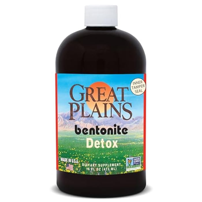 Yerba Prima Bentonite, Detox Pint, 16 Ounce - Liquid Clay Supplement - Food Grade - Natural Internal Cleanse - Image 1