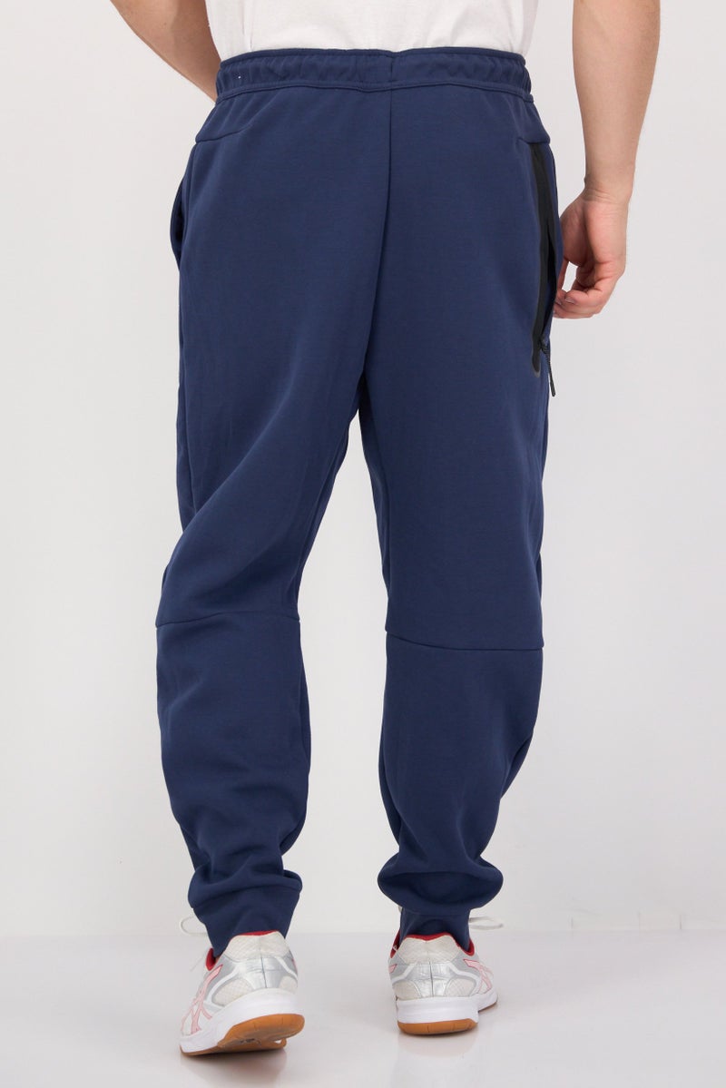 Nike Men Slim Fit Brand Logo Training Sweatpants, Navy Blue  - Image 2