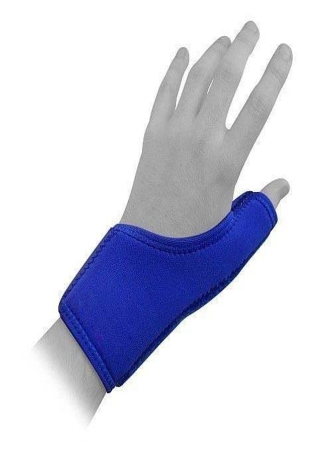 KUDIZE Thumb Brace Thumb Spica Splint Stabilizer for Pain Sprains Arthritis Tendonitis Carpal Tunnel & Trigger Finger - Immobilizer Wrist Strap - Right Hand Or Left Hand - Universal (Blue) - Image 1