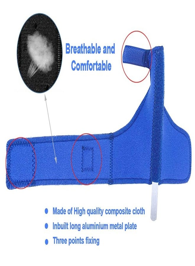 KUDIZE Thumb Brace Thumb Spica Splint Stabilizer for Pain Sprains Arthritis Tendonitis Carpal Tunnel & Trigger Finger - Immobilizer Wrist Strap - Right Hand Or Left Hand - Universal (Blue) - Image 3