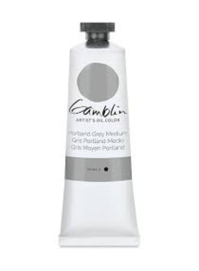 جيمبلين Artist Oil Color Portland Grey Medium - 37ML - Image 1