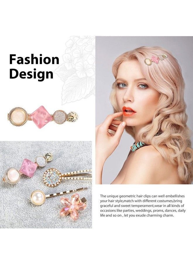 Aliza - 8 Pcs Korean Style Pearl Barrettes Women - Image 1