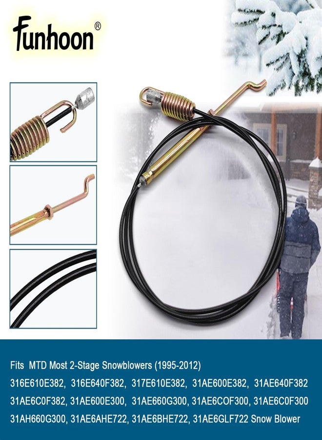 Funhoon 946-0897 Auger Clutch Cable for MTD Troy Bilt Yard-Man 2 Stage Snow Blowers Replaces 946-0897A 746-0897A 746-0897 - Image 5