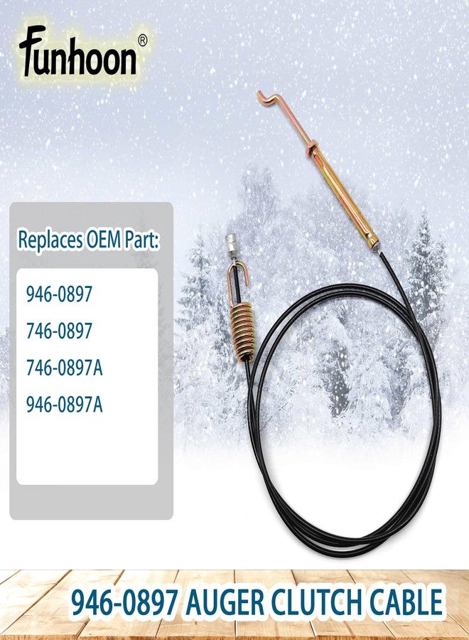 Funhoon 946-0897 Auger Clutch Cable for MTD Troy Bilt Yard-Man 2 Stage Snow Blowers Replaces 946-0897A 746-0897A 746-0897 - Image 3