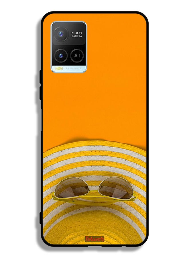 Tolwak Vivo Y32 Protective Case Cover Glasses Hat - Image 2