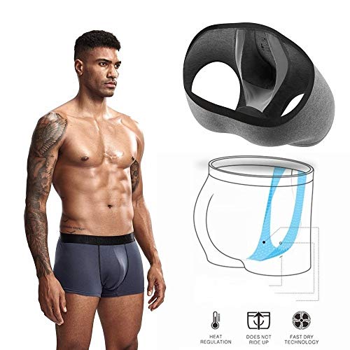 JOCKMAIL Men Underwear Boxer Shorts Modal Men Underwear Health Care Trunks Boxer Briefs Darkgray - Image 4