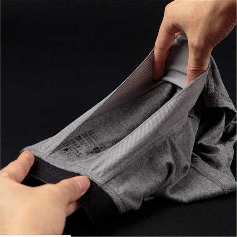 JOCKMAIL Men Underwear Boxer Shorts Modal Men Underwear Health Care Trunks Boxer Briefs Darkgray - Image 3
