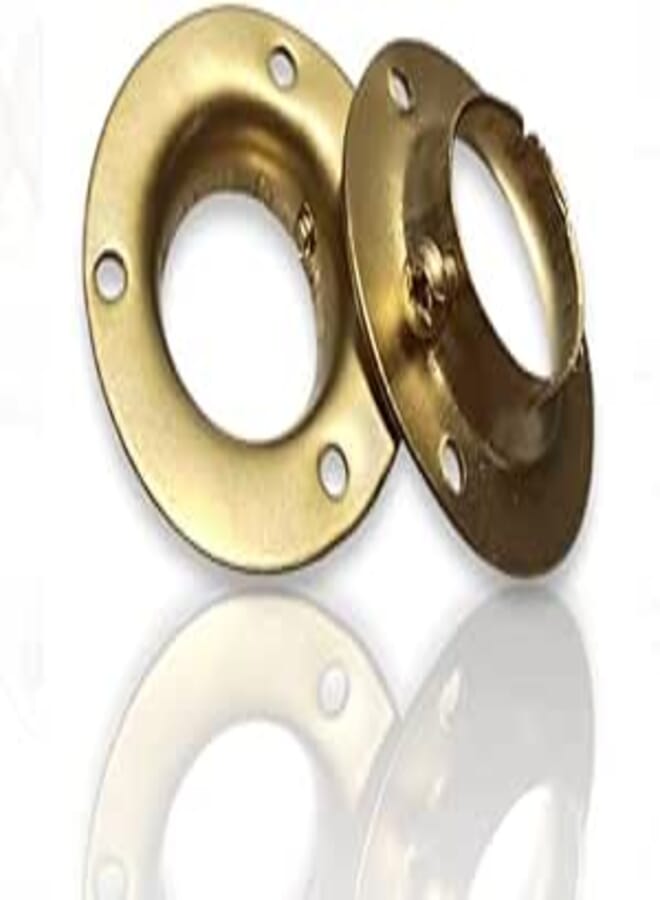 Side Pipe Holder Metal Pole End Bracket Suitable for Curtain and Wardrobe Hanger