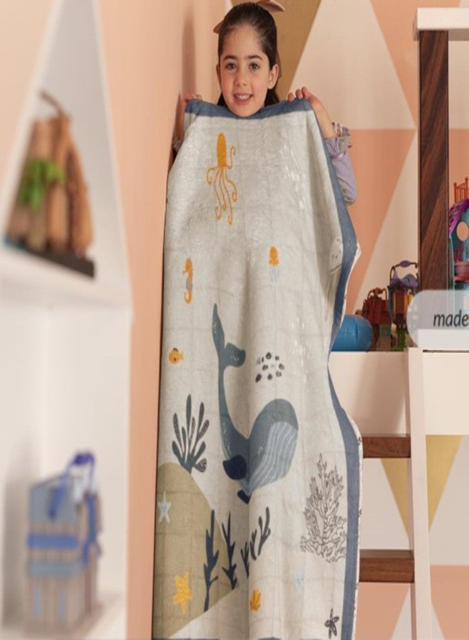 NEW COMERS Duvet Quilt Blanket for Baby and Kids|Multiuse Products|Ac Room Blanket for Summer|Infants Winter Comforter|Newborn Baby Blanket-Quilt-135x115x2cm-758| TC - 100 - Image 3