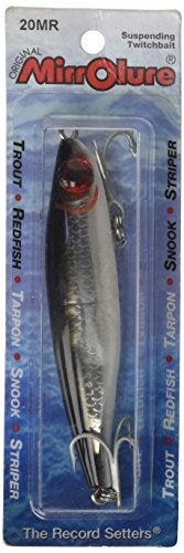 Mirrolure 20MR-21 Catch 2000 Suspend Green Bk/YEL/Gld 3.5in 1/2oz - Image 4