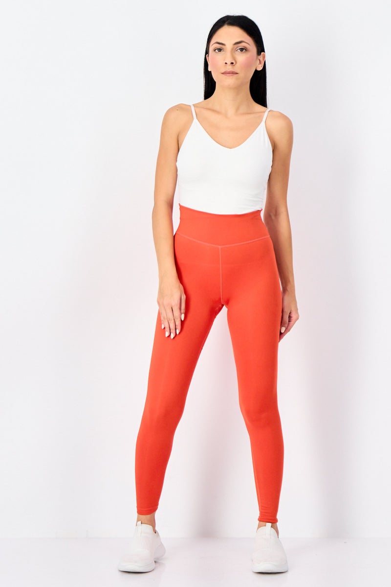 Nike Women Tight Fit Training Leggings, Light Red - Image 3