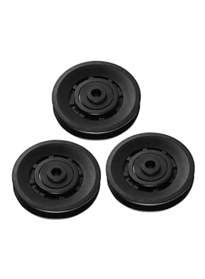 3Pcs Metal Core Bearing Pulley For Cable Machine Tricep System Smooth Rotation Gym Equipment - Image 1