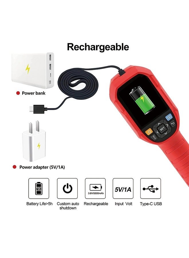 UNI-T UTI260A Thermal Imaging Camera Real-Time Image Transmission HD 256X192 Pixels Thermal Imaging Camera IP65 Protection Level - Image 4