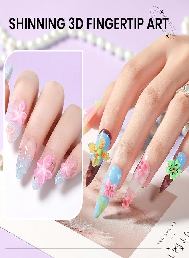 SUPWEE 3D Molding Gel for Nail Art, 30g Clear & Pearl White Non-Sticky Hand Sculpting Solid Builder Gel for Nail Art Sculpture Carving Extension Manicure at Home - Image 5