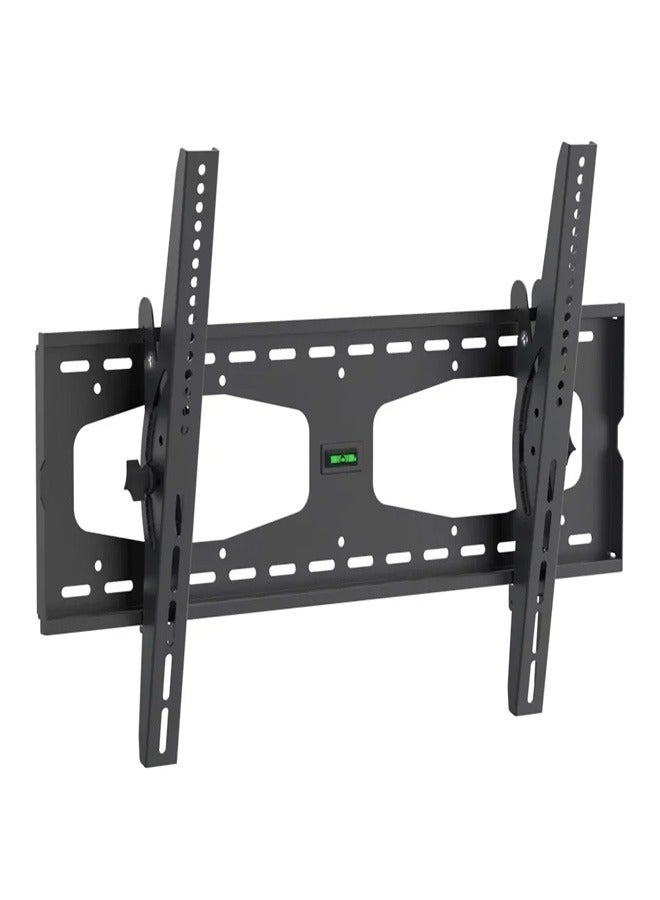Skilltech SH 63T Heavy-Duty Tilt TV Wall Mount Bracket for 32"-75" Large Screens | Massive 75kg Capacity | Max VESA 760x500 | Glare-Reducing +15°/-15° Adjustable Tilt | Black
