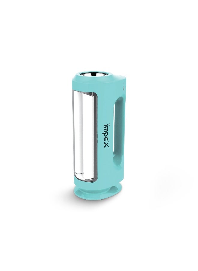 Impex - Rechargeable Emergency Lantern, LED Flash Light | 30 SMD High Bright LED,4 Hours Working, Suitable for Power Outages(Blue) - Image 1