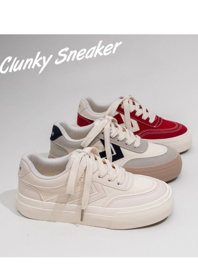 FEIYUE - Women's New Thick Soled Shoes, Sports And Leisure Shoes - Image 1