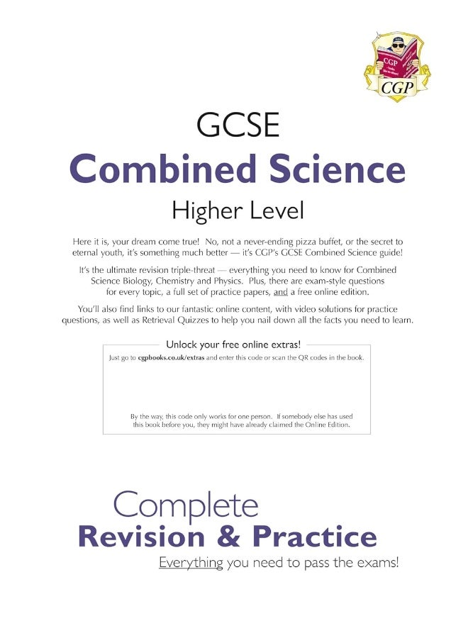 New GCSE Combined Science AQA Higher Complete Revision & Practice w/ Online Ed, Videos & Quizzes - Image 3
