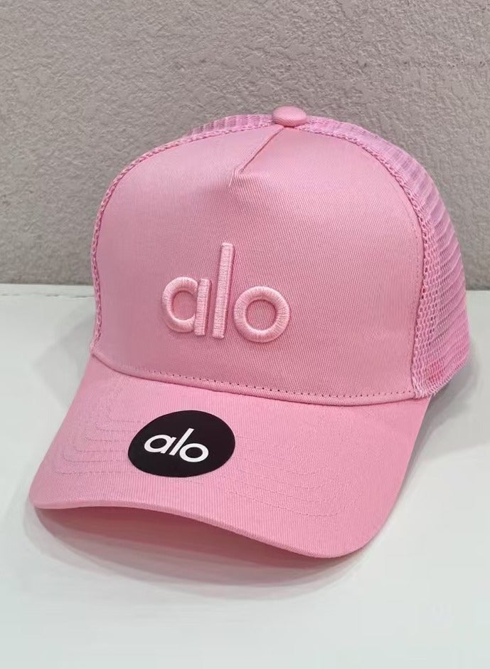 alo Alo embroidered lettering mesh baseball cap