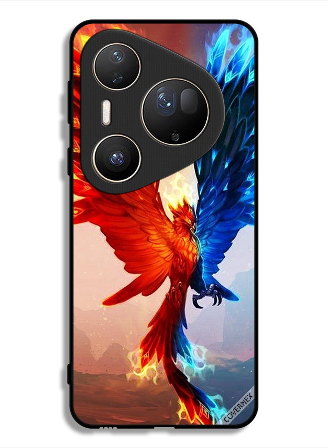 Covernex Huawei Pura 80 Ultra Protective Case Cover Fire And Water Eagle Wallpaper - Image 1