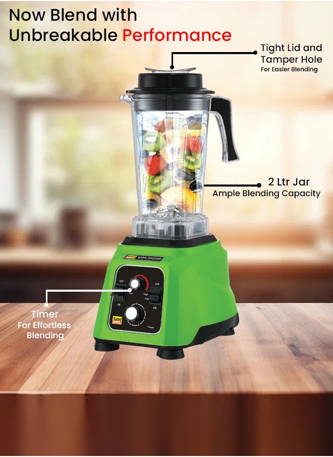 Easy Cook - MH15 Hardfighter 1500 Watt Mixer Juicer Grinder | Heavy Duty Commercial Blender | Industrial Blender | 4x Performance - Image 1