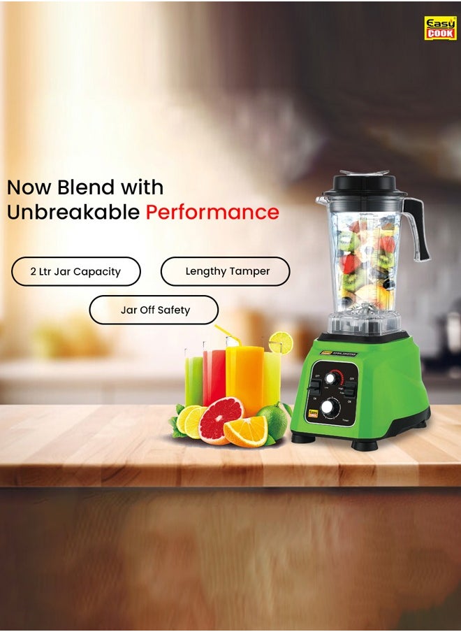 Easy Cook - MH15 Hardfighter 1500 Watt Mixer Juicer Grinder | Heavy Duty Commercial Blender | Industrial Blender | 4x Performance - Image 1