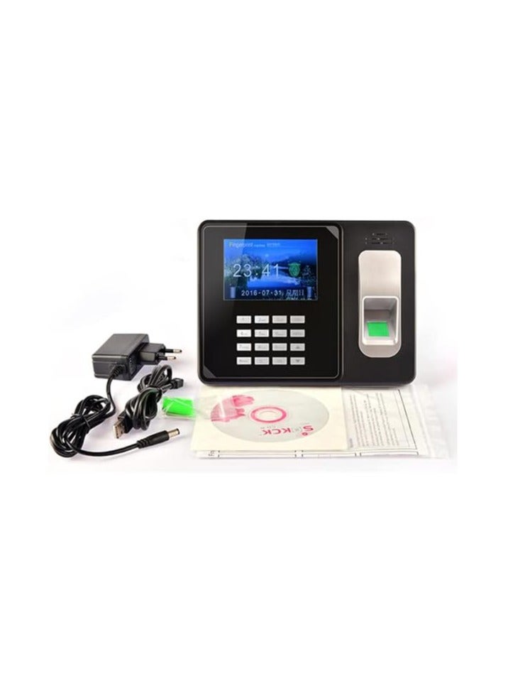 Witeasy A9 Fingerprint Biometric Time Attendance System - Large Color Screen, Real-Time Tracking, Employee Time Clock with Advanced Fingerprint Recognition, USB Data Export & Reporting - Image 5