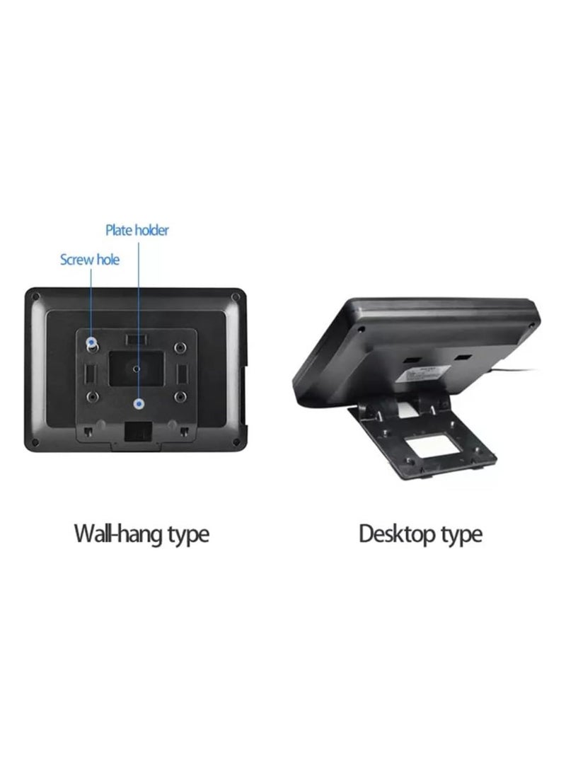 Witeasy A9 Fingerprint Biometric Time Attendance System - Large Color Screen, Real-Time Tracking, Employee Time Clock with Advanced Fingerprint Recognition, USB Data Export & Reporting