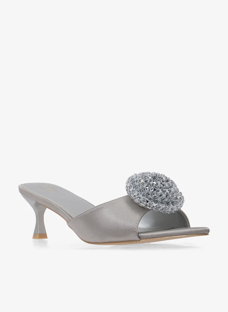 Ella Limited Edition  Diamante Heeled Sandals for Women | Best Price UAE