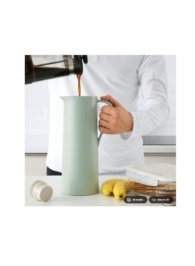IKEA (IKEA) Vacuum Flask, Light Green/Beige, 1L - Image 2