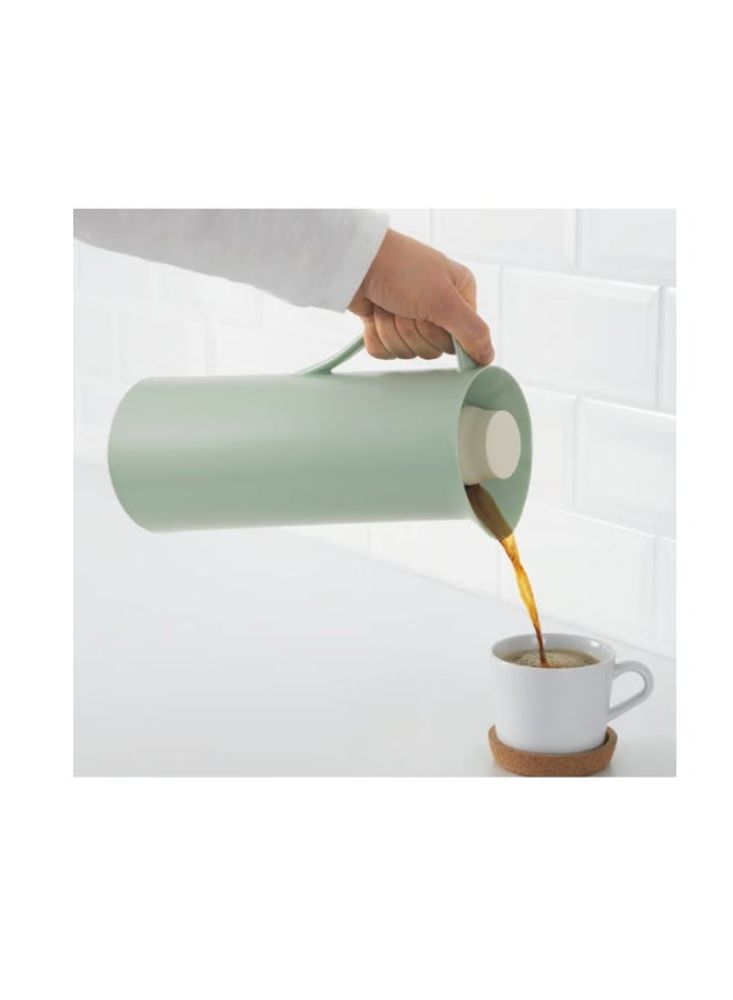 IKEA (IKEA) Vacuum Flask, Light Green/Beige, 1L - Image 3